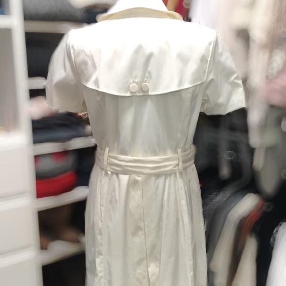 White pea Coat - Picture 3 of 7